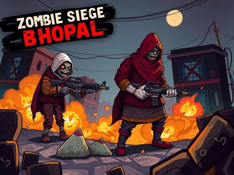 Zombie Siege Bhopal Breakout Game Cover